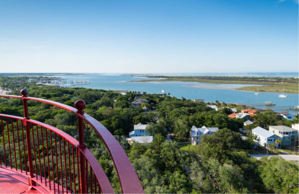 a beautiful view from the st. augustine lighthouse